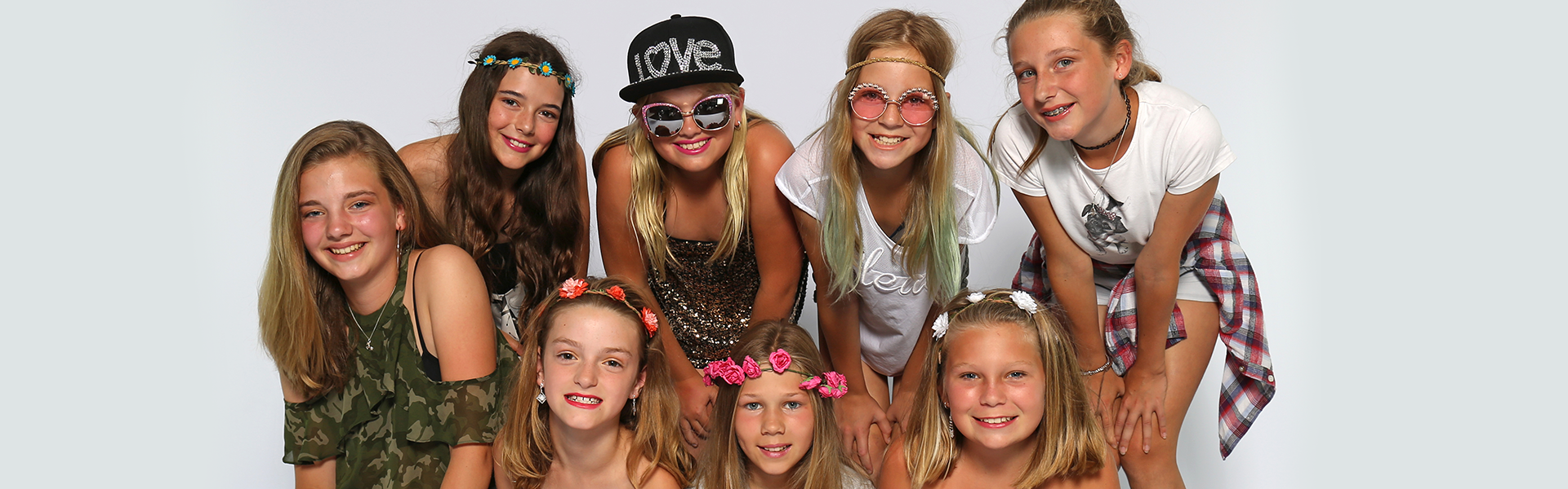 Beauty en Glamour party betaalbaar kinderfeestje met professionele foto's