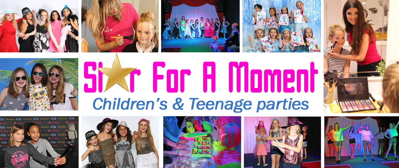 Children and Teenage party in Almere for fun birthday parties, make-up, glamor, catwalk and photos