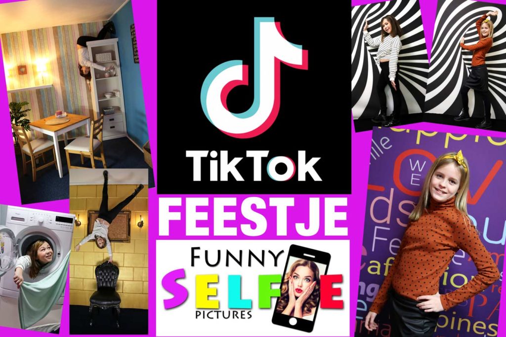 tiktokfeestje tienerfeestje selfie video