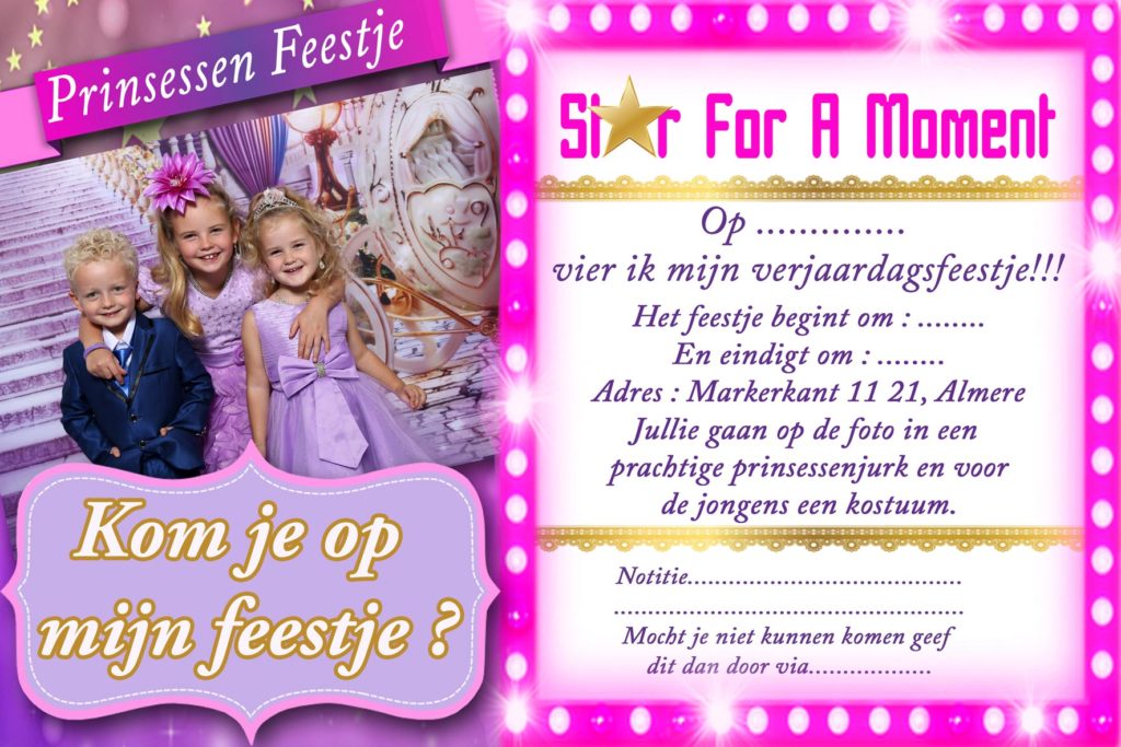 prinsessenfeestje prinsessen verjaardag vieren almere