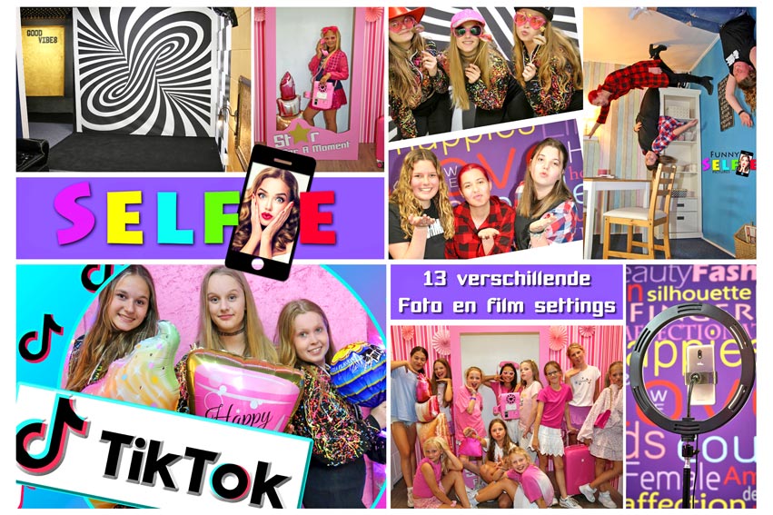 tiktok tienerfeestje selfie tiktokfeestje almere